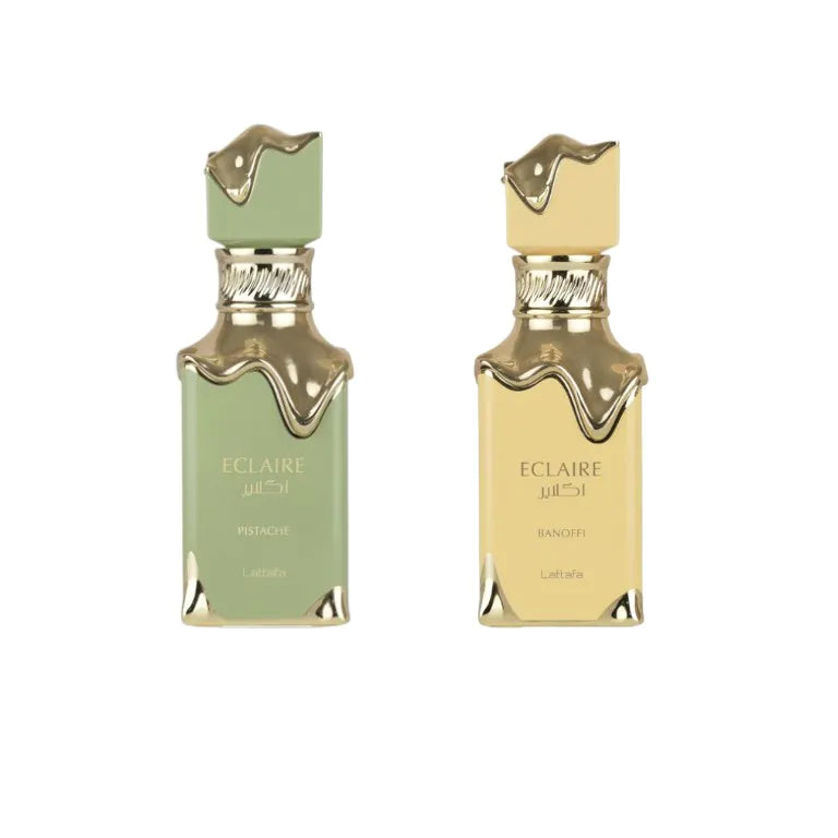 Duo Lattafa Eclaire Pistache y Eclaire Banoffi Unisex 100ml