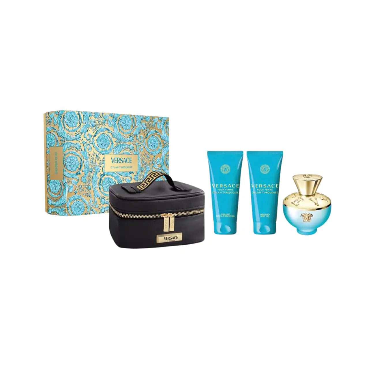 Estuche Versace Dylan Turquoise 4 Piezas EDT 100ml Mujer