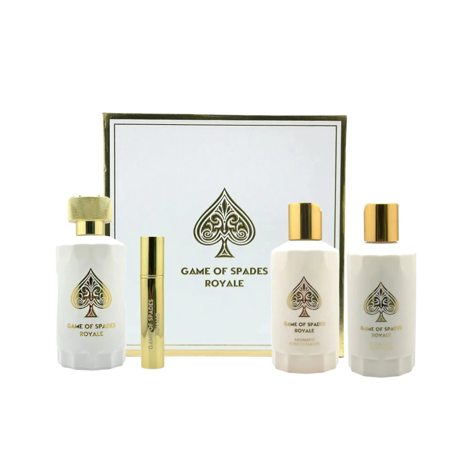 Estuche Game Of Spades Royale Jo Milano 4 Pzs Parfum 90ml Unisex