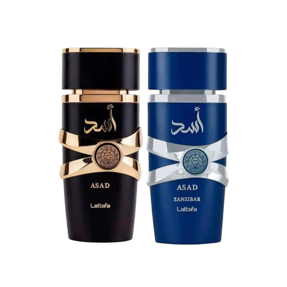 Estuche Lattafa Asad Y Asad Zanzibar EDP 100ml Hombre
