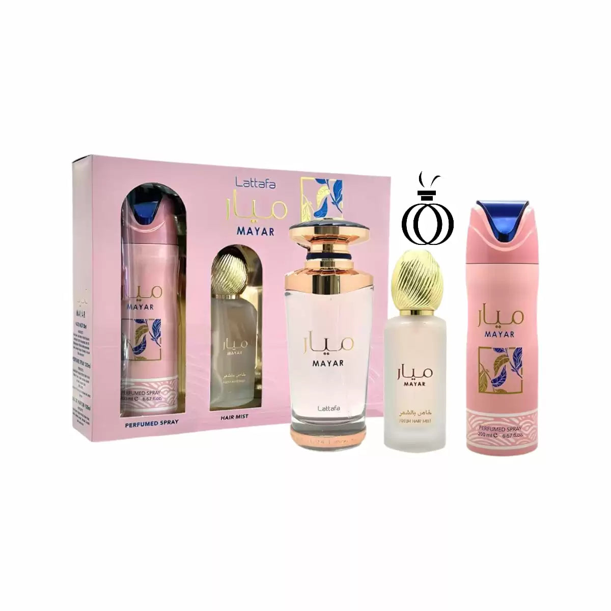 Lattafa Mayar Estuche EDP 3 Piezas 100ml Mujer