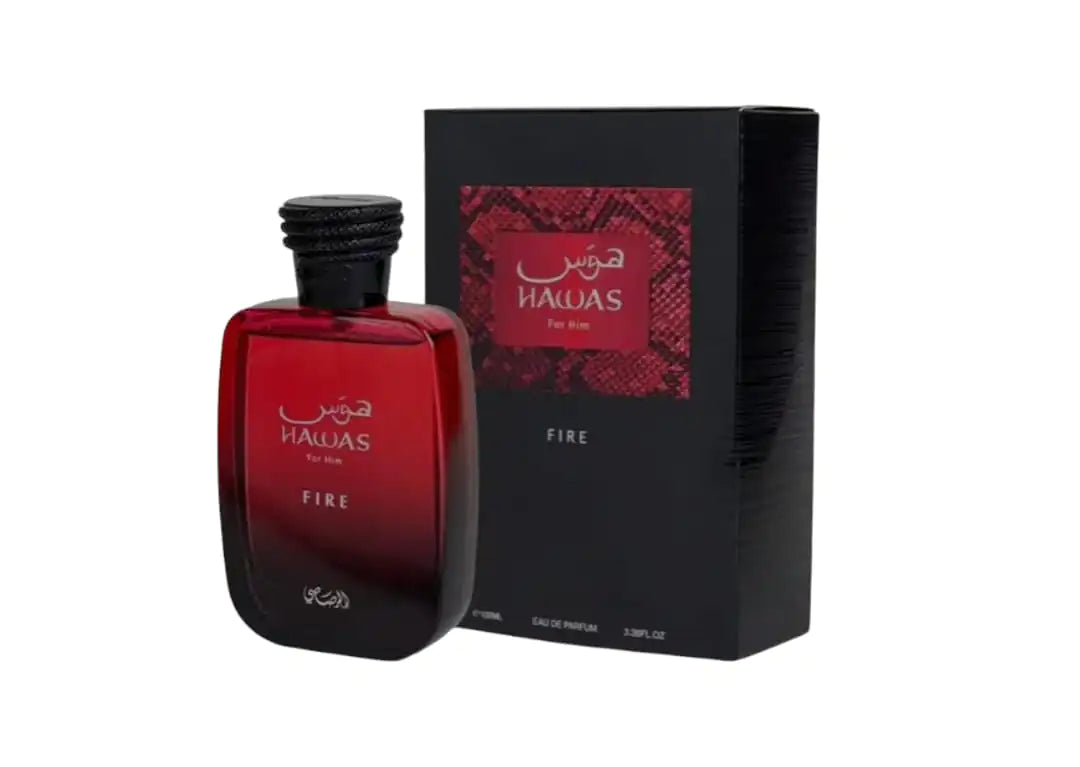 Perfume Hawas Fire Rasasi Eau de Parfum 100ml Unisex