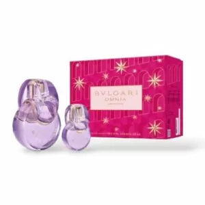 Perfume Estuche Bvlgari Omnia Amethyste Eau de Toilette 2 pzs 100ml y 15ml Mujer