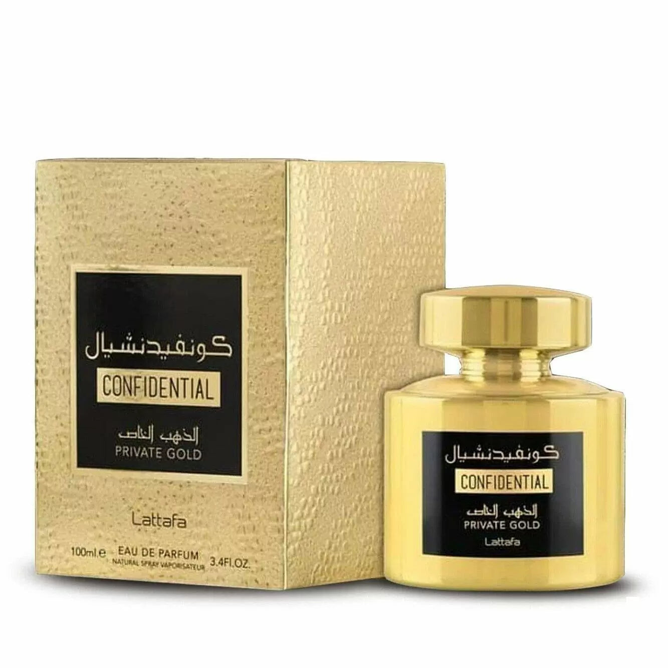 Perfume Lattafa Confidential Private Gold EDP 100ml Unisex
