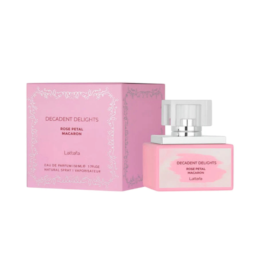 Lattafa Decadent Delights Rose Petal Macaron EDP 50ml Mujer