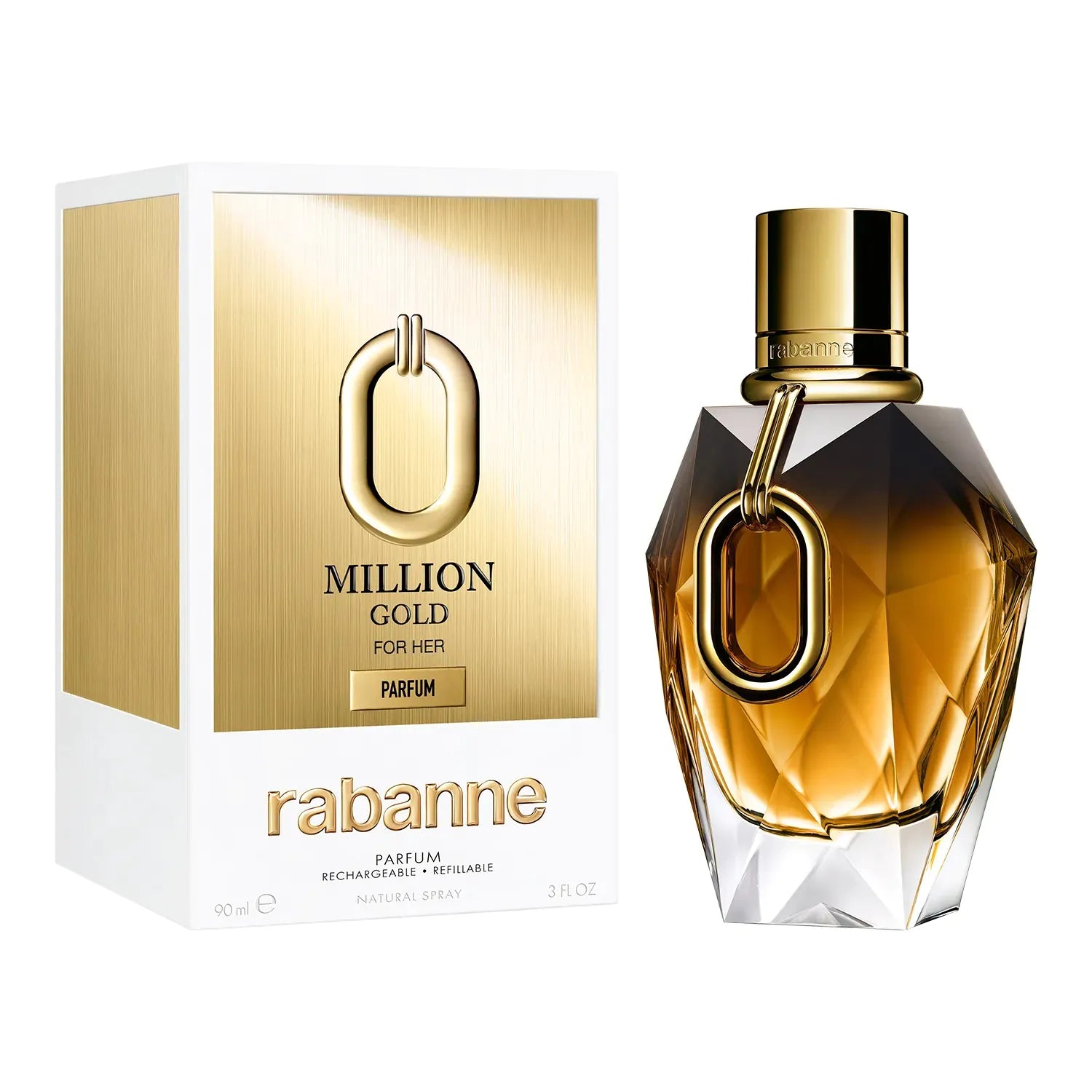 Perfume Million Gold For Her Parfum Rabanne 90ml Mujer