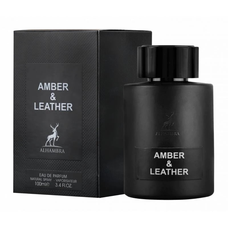 Perfume Árabe Maison Alhambra Amber & Leather Eau de Parfum 100ml Unisex